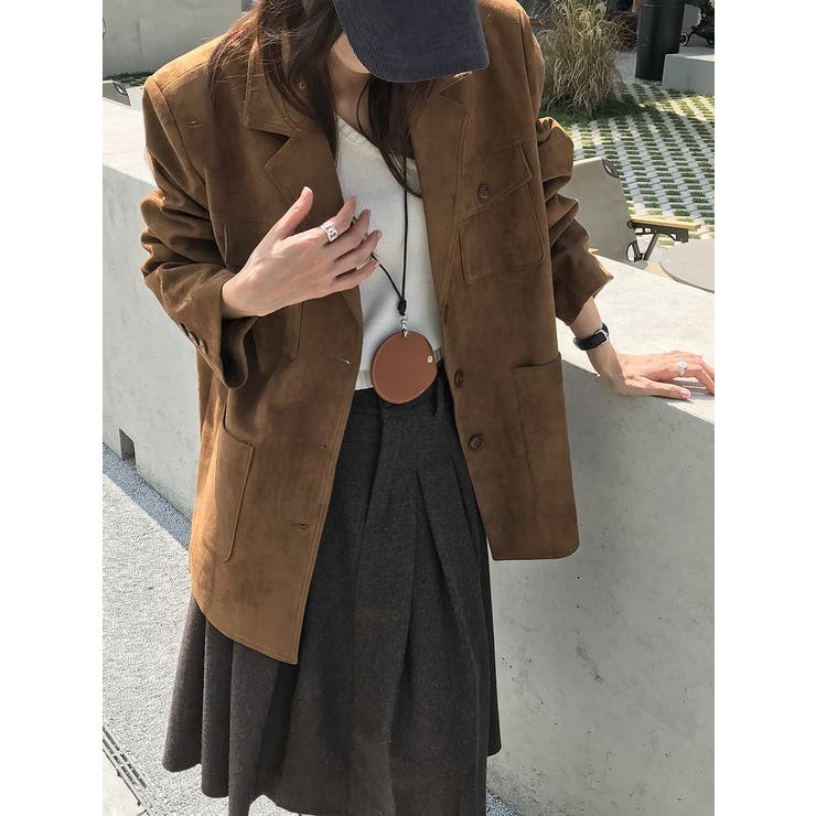 鹿の毛皮の綿毛スーツジャケット | Ulysses | 詳細画像6 