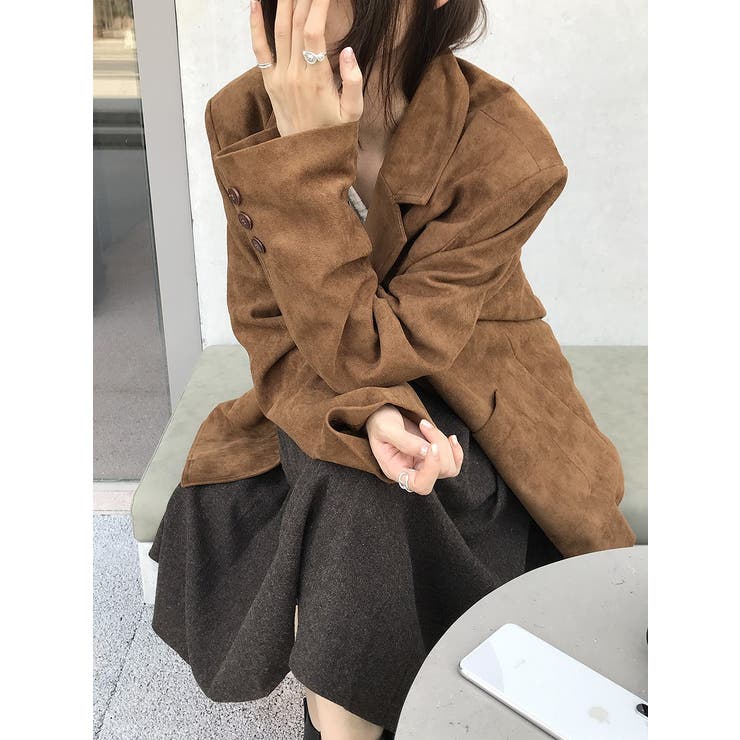 鹿の毛皮の綿毛スーツジャケット | Ulysses | 詳細画像7 