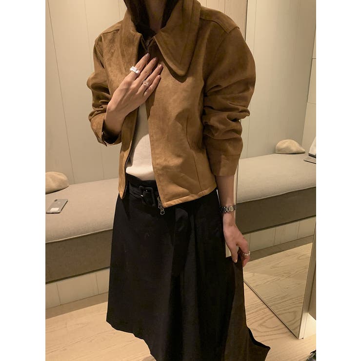 鹿の毛皮の綿毛ショートジャケット | Ulysses | 詳細画像2 