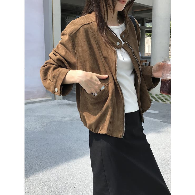 鹿の毛皮の綿毛ショートジャケット | Ulysses | 詳細画像2 