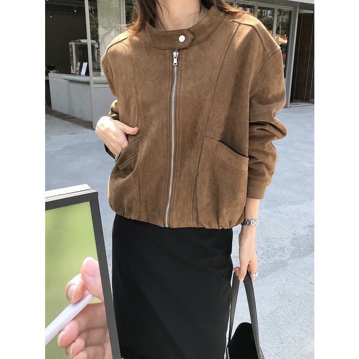 鹿の毛皮の綿毛ショートジャケット | Ulysses | 詳細画像3 