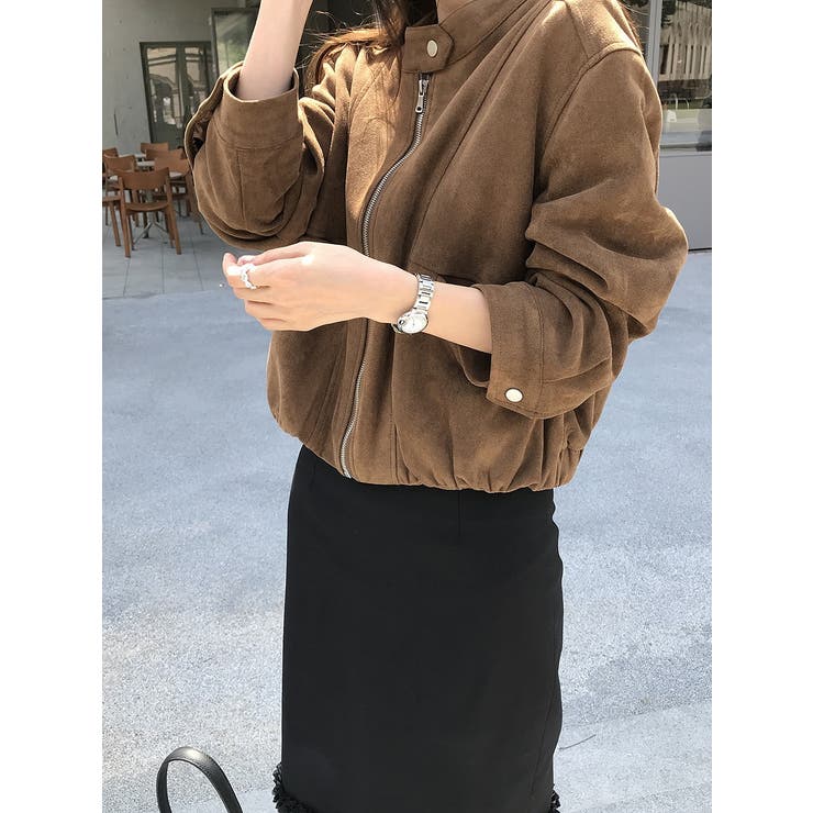 鹿の毛皮の綿毛ショートジャケット | Ulysses | 詳細画像4 