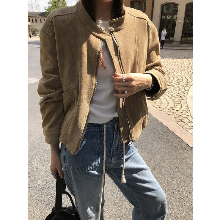 鹿の毛皮の綿毛ショートジャケット | Ulysses | 詳細画像5 