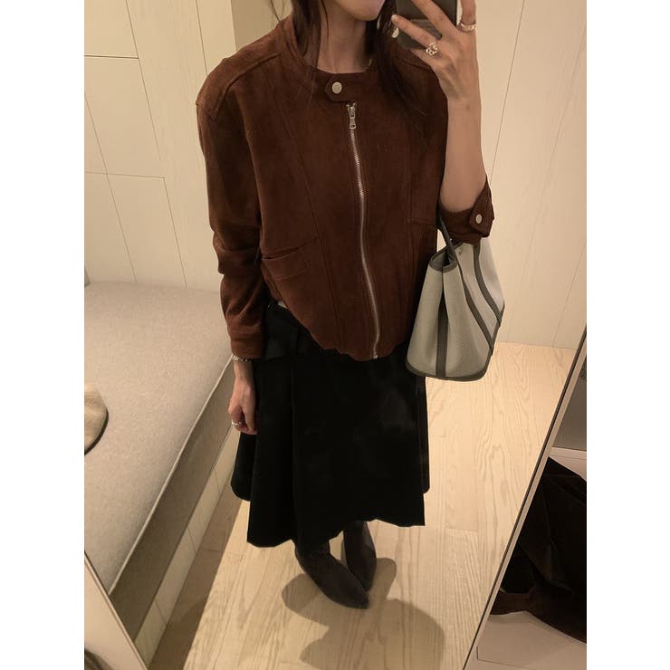 鹿の毛皮の綿毛ショートジャケット | Ulysses | 詳細画像12 