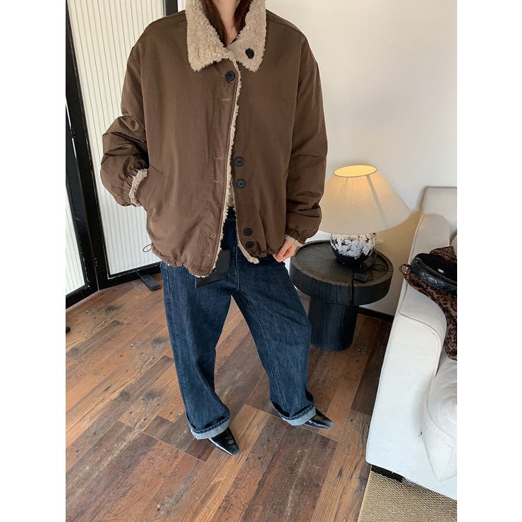 リバーシブルボアジャケット | Ulysses | 詳細画像1 