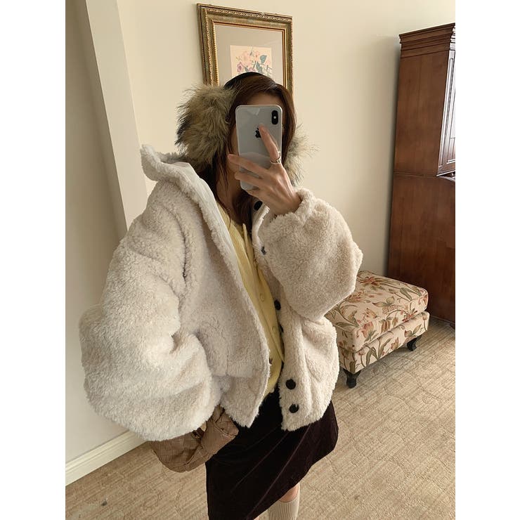 リバーシブルボアジャケット | Ulysses | 詳細画像12 