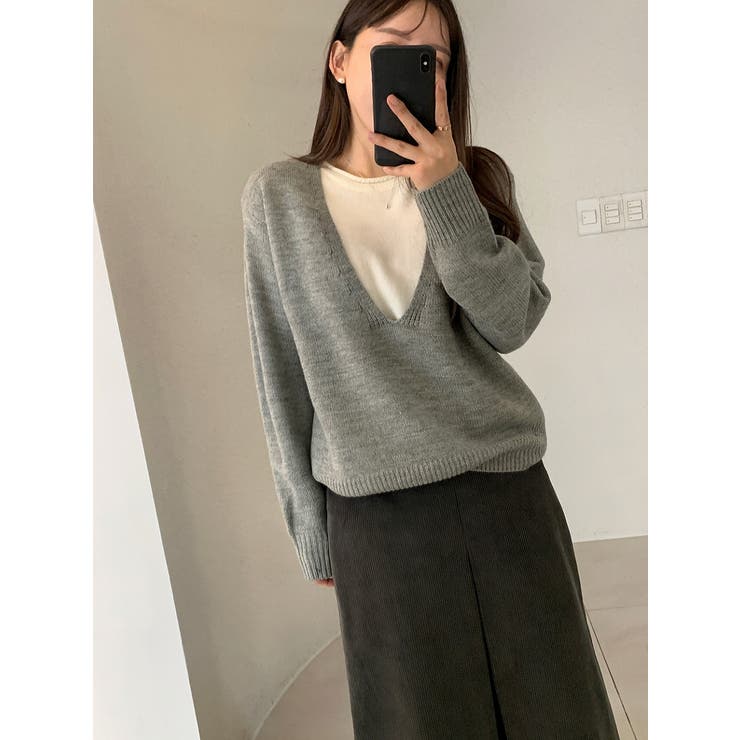 グレー | 配色セーター | Ulysses