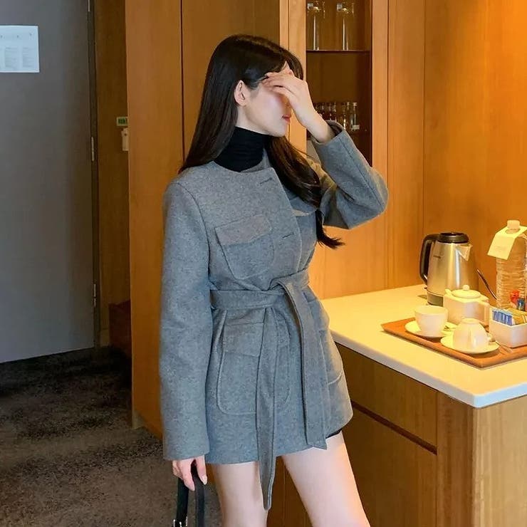 リボンシングルブレストメルトンジャケット | Ulysses | 詳細画像7 