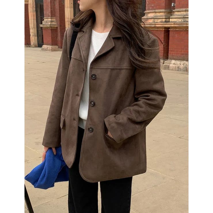 鹿の毛皮の綿毛スーツジャケット | Ulysses | 詳細画像3 