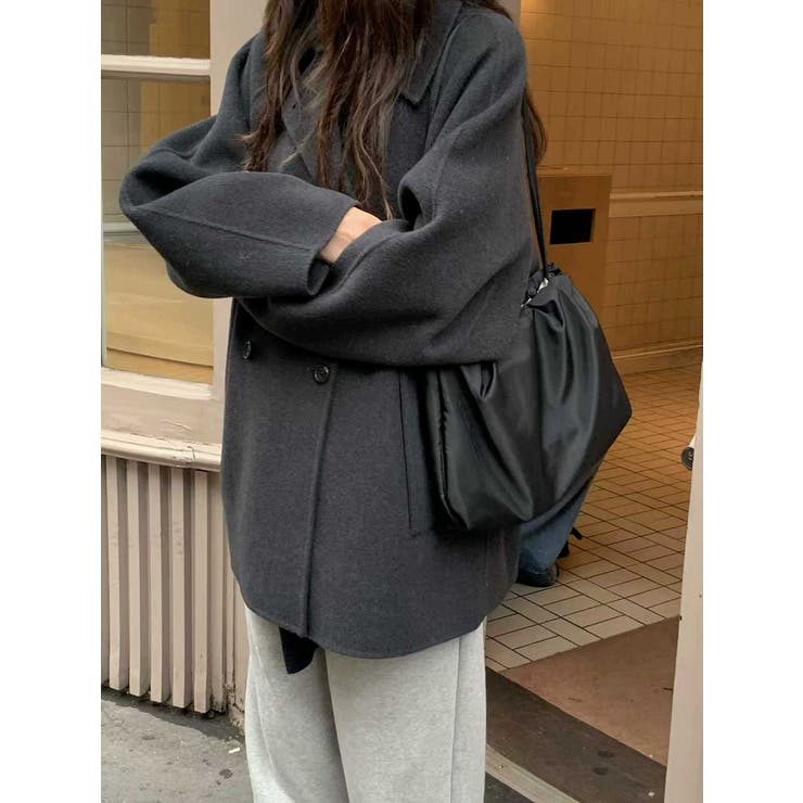 襟付きダブルブレストメルトンジャケット | Ulysses | 詳細画像4 