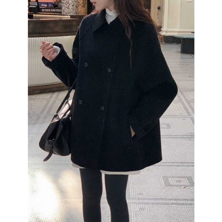 襟付きダブルブレストメルトンジャケット | Ulysses | 詳細画像7 