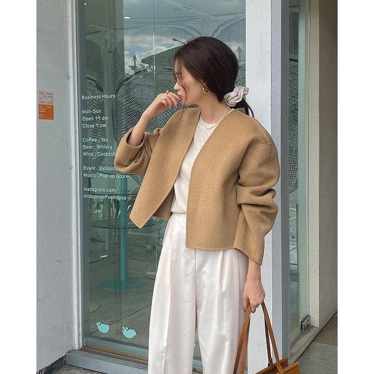 ショートVネックメルトンジャケット | Ulysses | 詳細画像5 