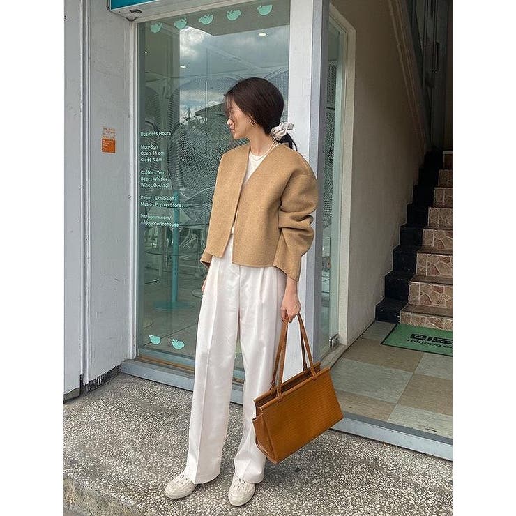 ショートVネックメルトンジャケット | Ulysses | 詳細画像6 