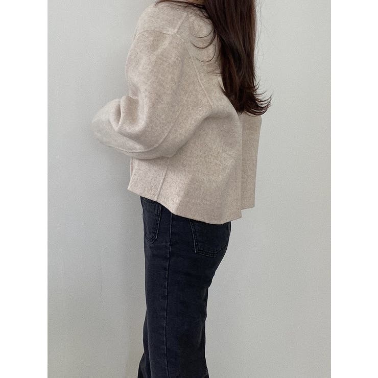 ショートVネックメルトンジャケット | Ulysses | 詳細画像9 