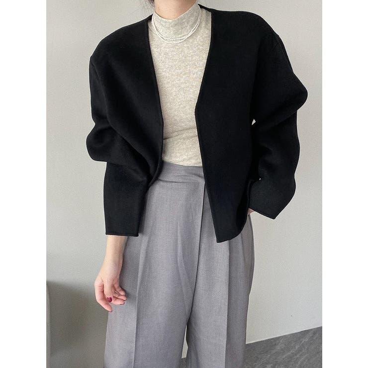 ショートVネックメルトンジャケット | Ulysses | 詳細画像10 