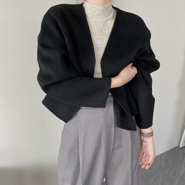 ショートVネックメルトンジャケット | Ulysses | 詳細画像11 