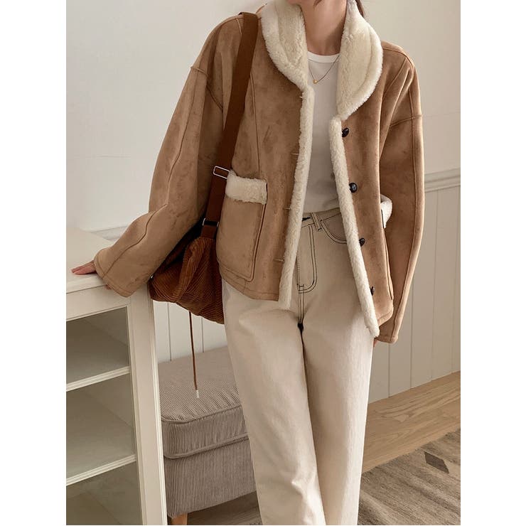 リバーシブルフェイクムートンジャケット | Ulysses | 詳細画像3 