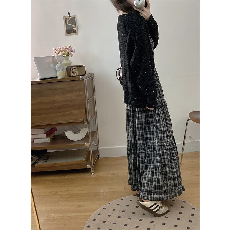 チェック柄キャミソールワンピース | Ulysses | 詳細画像9 