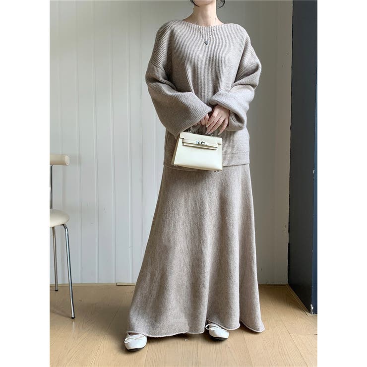 モカ | ニットトップススカートセットアップ | Ulysses
