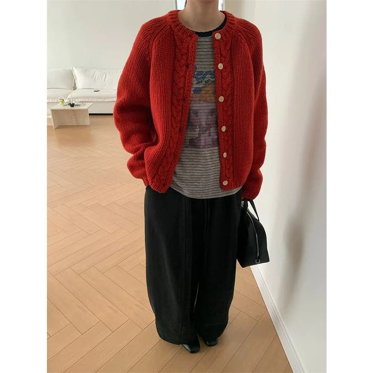 レッド | カーディガンジャケット | Ulysses