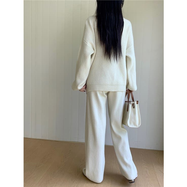 ニットトップスワイドパンツセットアップ | Ulysses | 詳細画像2 