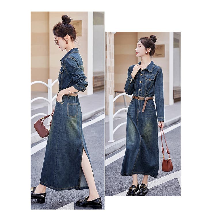 長袖デニムワンピース | Ulysses | 詳細画像7 