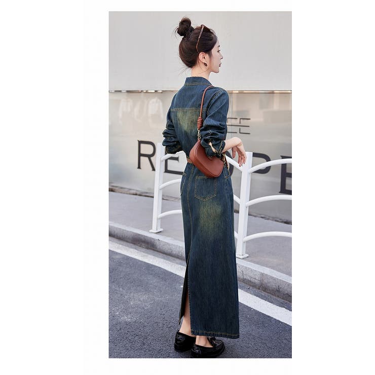 長袖デニムワンピース | Ulysses | 詳細画像8 