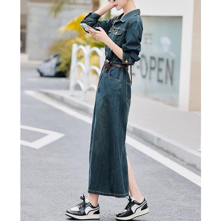 長袖デニムワンピース | Ulysses | 詳細画像5 