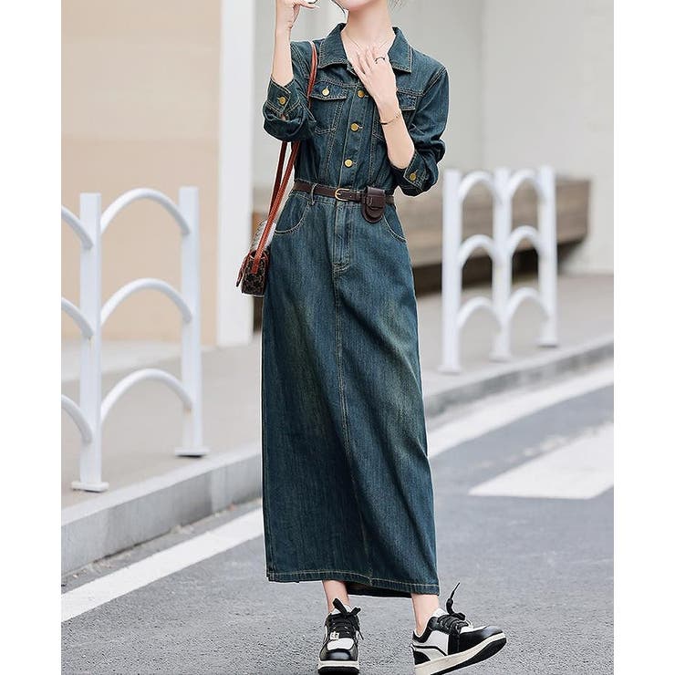 長袖デニムワンピース | Ulysses | 詳細画像6 