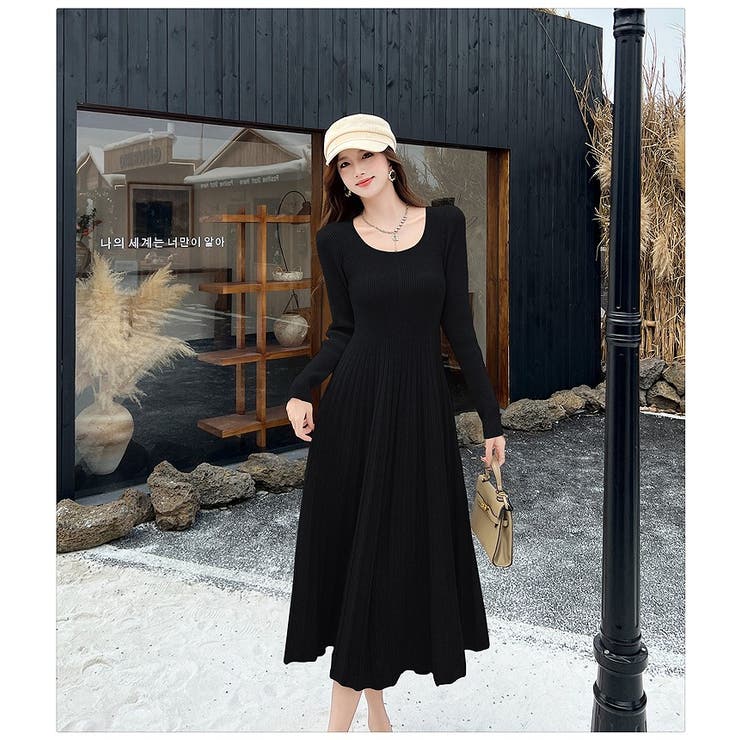 ブラック | ニットワンピース | Ulysses