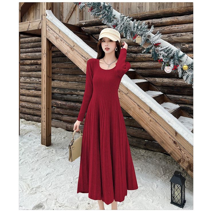 レッド | ニットワンピース | Ulysses