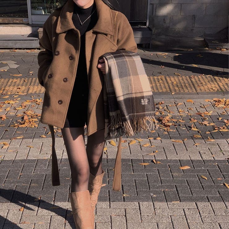 リボンVネックメルトンジャケット | Ulysses | 詳細画像1 