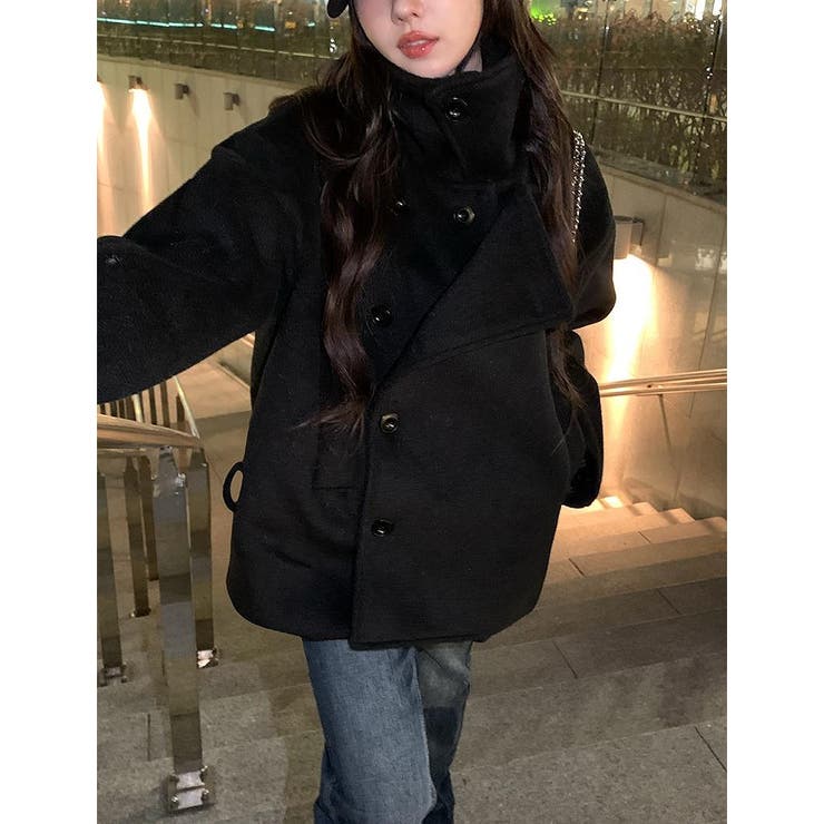 リボンVネックメルトンジャケット | Ulysses | 詳細画像8 