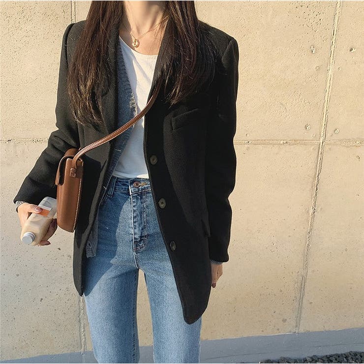 ブラック | メルトンスーツジャケット | Ulysses