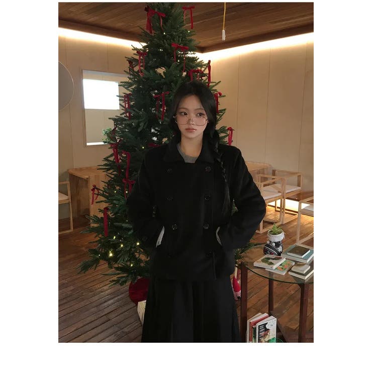 襟付きダブルブレストメルトンジャケット | Ulysses | 詳細画像10 