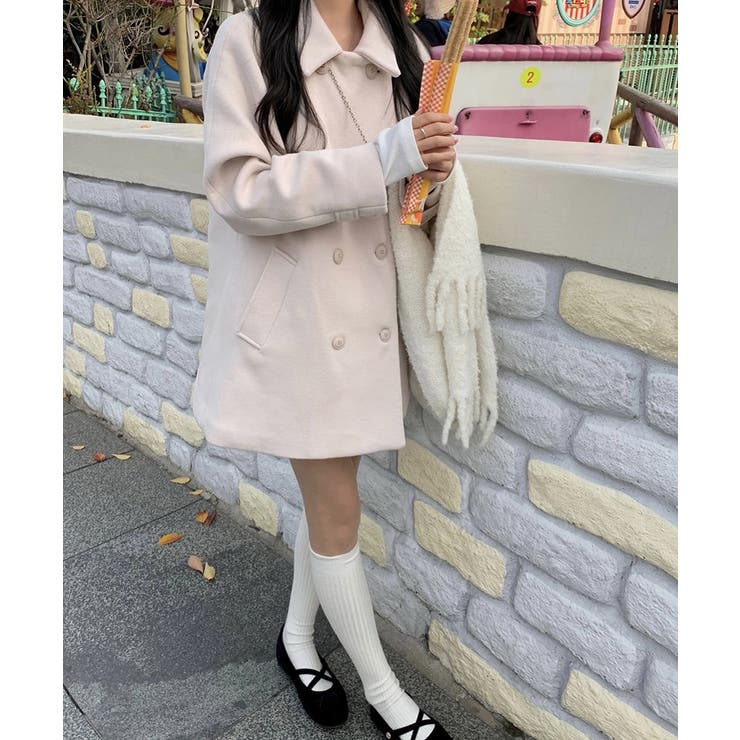 襟付きダブルブレストメルトンジャケット | Ulysses | 詳細画像2 