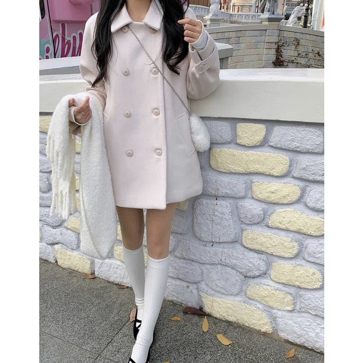 襟付きダブルブレストメルトンジャケット | Ulysses | 詳細画像3 