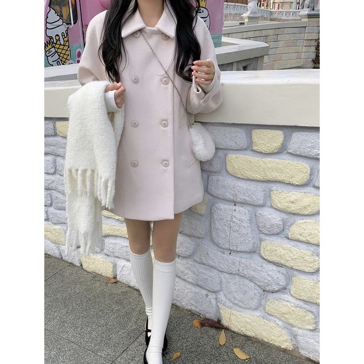 襟付きダブルブレストメルトンジャケット | Ulysses | 詳細画像4 