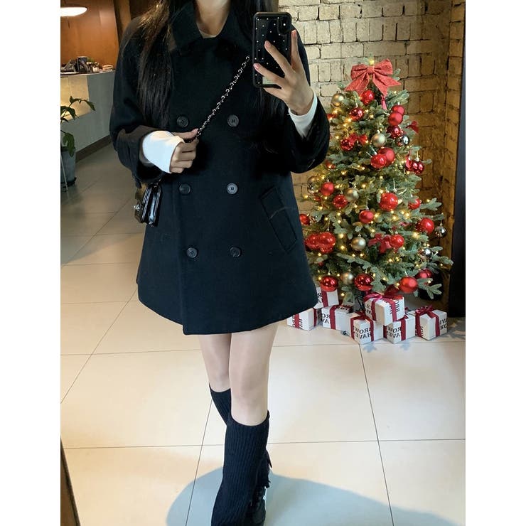 襟付きダブルブレストメルトンジャケット | Ulysses | 詳細画像5 