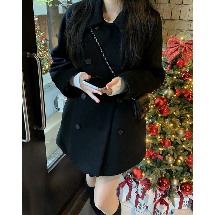 襟付きダブルブレストメルトンジャケット | Ulysses | 詳細画像6 