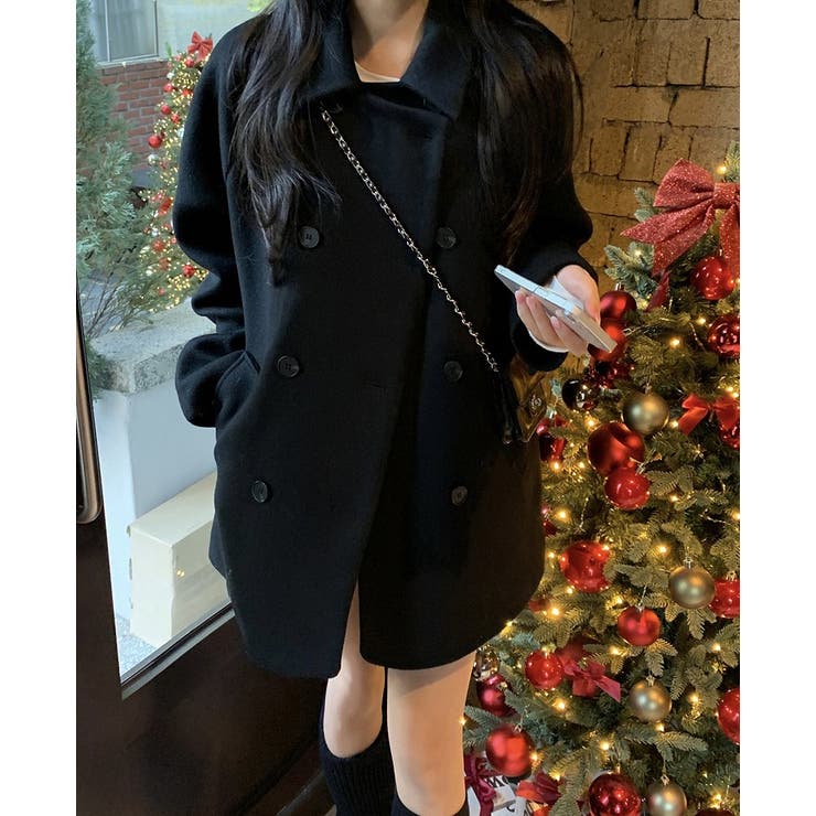 襟付きダブルブレストメルトンジャケット | Ulysses | 詳細画像8 