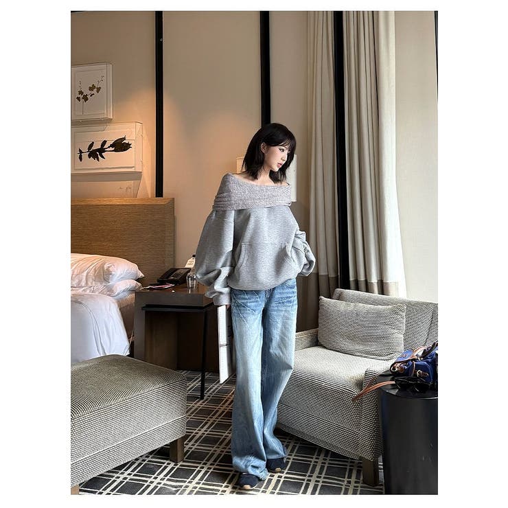 ボートネックパーカー | Ulysses | 詳細画像1 