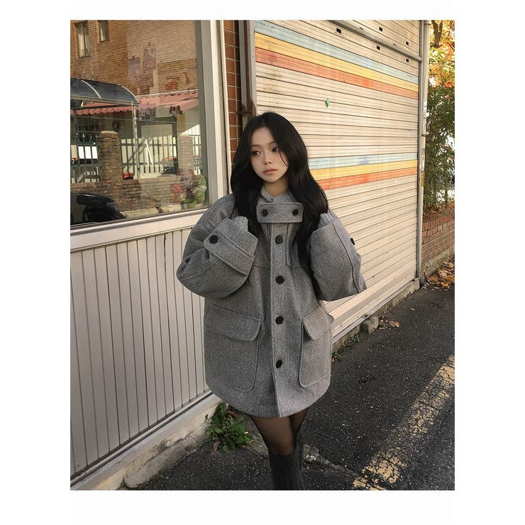 フード付きシングルブレストメルトンジャケット | Ulysses | 詳細画像2 