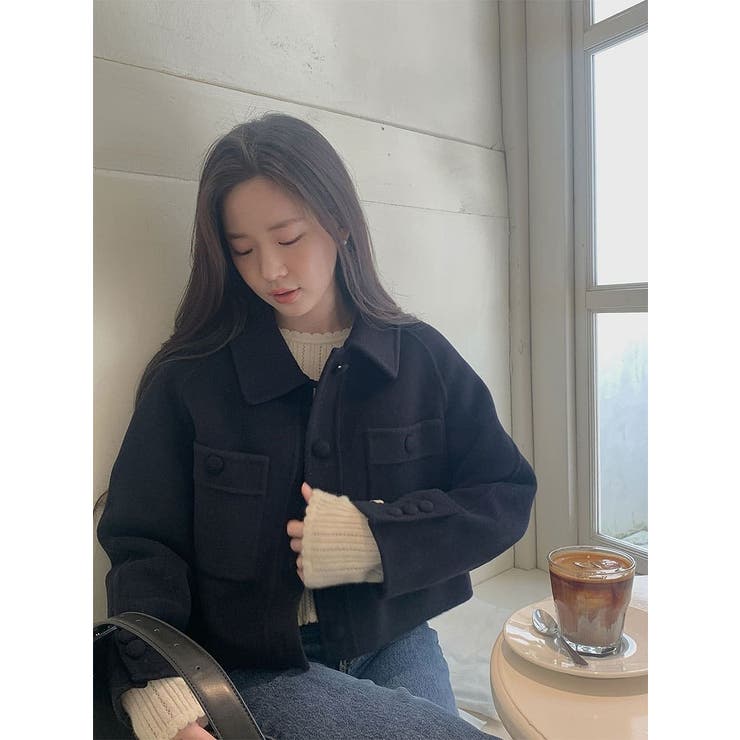 ショート襟付きメルトンジャケット | Ulysses | 詳細画像6 