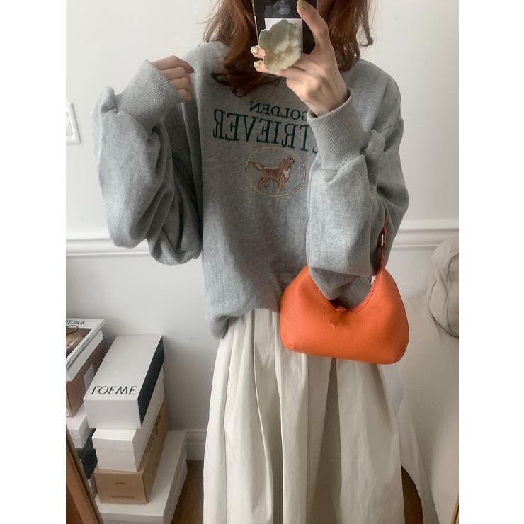 刺繍長袖クルーネックトレーナー | Ulysses | 詳細画像2 