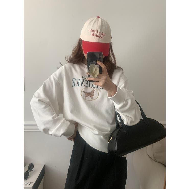 刺繍長袖クルーネックトレーナー | Ulysses | 詳細画像11 