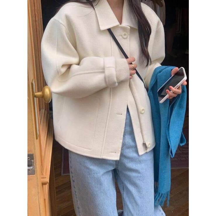 ショートジップ付きメルトンジャケット | Ulysses | 詳細画像5 