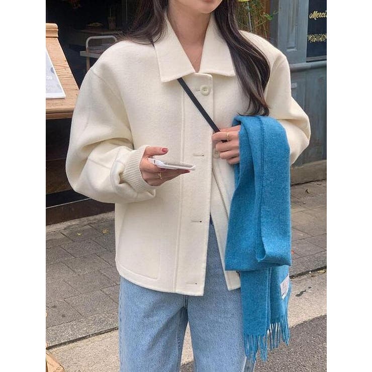 ショートジップ付きメルトンジャケット | Ulysses | 詳細画像7 