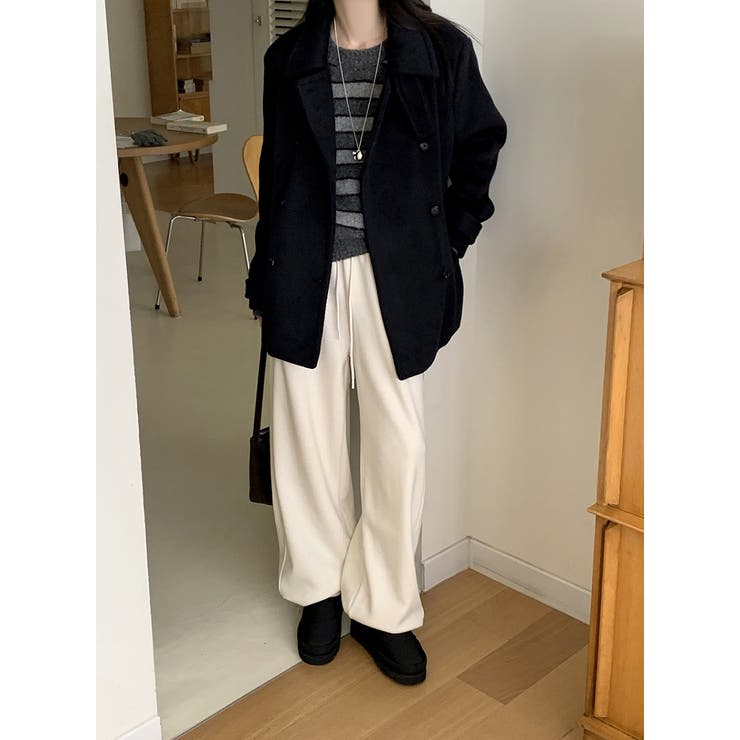 スタンドカラーダブルブレストメルトンジャケット | Ulysses | 詳細画像7 