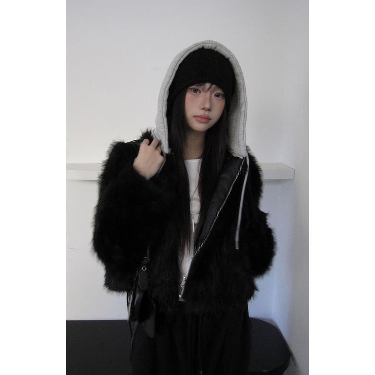 取り外し可能フード付きショートジャケット | Ulysses | 詳細画像7 